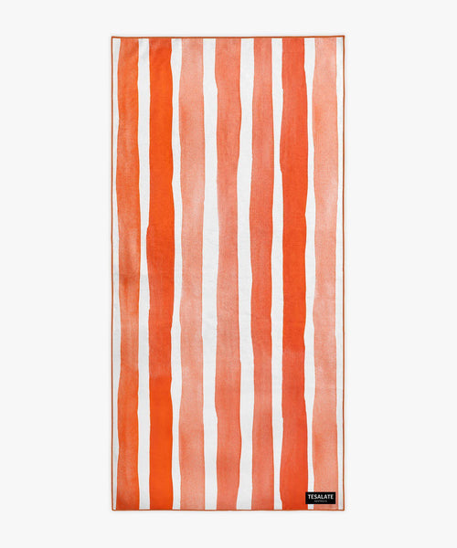 Sand Free Beach Towel | Bora Bora Orange | Tesalate